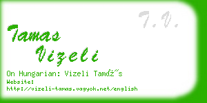 tamas vizeli business card